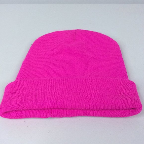 NFL Seattle Seahawks Beanie Hat Bright Pink Classic Patch Logo - Picture 5 of 6